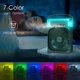 Вентилятор-увлажнитель воздуха с разноцветной LED подсветкой RGB на USB зеленый - изображение 8