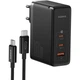 Мережевий зарядний пристрій з кабелем Baseus GaN5 Pro Digital Fast Charger 2C+U 160W Cluster Black (With Superior Charging Data Cable C to С) (P10110825113-00) - изображение 5