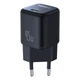 Мережевий зарядний пристрій Baseus PicoGo GaN Fast Charger 1C 45W EU Cosmic Black (P10176800123-00) - изображение 3
