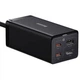 Сетевой зарядний пристрій Baseus GaN5 Pro Desktop Fast Charger 1U+2C+HDMI 67W з 1.5m Power cord EU Black (CCGP110201) - зображення 5