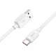 USB кабель Type-C для зарядки телефона / Провод шнур Юсб Тайп си для быстрой зарядки и передачи данных 0,25м - изображение 2