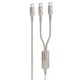 Кабель USB Type-C to USB Type-C, USB Type-C 2в1 / Провод шнур Юсб Тайп Си на Юсб Тайп Си, Юсб Тайп Си для быстрой зарядки и передачи данных 1.2м Gold V2 - изображение 1
