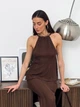 Топ женский ARTKNIT Loren 39572 L Шоколад (4823093471092) - изображение 2