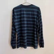 Лонгслив GAP Long Sleeve Crew Organic Cotton Color: Navy/Blue Stripes XL - изображение 2
