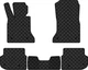 Коврики из экокожи EVAtech ECO в салон авто для 5 Series (F11) RWD Electric seats BMW 2010-2013 6 поколения Combi EU Экокожа черная с черной нитью (BM31057C5BW8BBB) - изображение 1