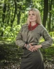 Вишиванка жіноча M-Tac 100% льон Олива Розмір 44 - зображення 1
