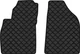 Килимки з екошкіри EVAtech ECO в салон авто передні для HHR Chevrolet 2005-2011 1 покоління SUV EU Екошкіра чорна з чорною ниткою чорний кант (CT23809AG2LA1BBB) - зображення 1