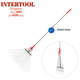 Грабли веерные Intertool 15 прутьев раздвижные с ручкой PRO (FT-3008) - изображение 1