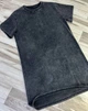 Платье-футболка женское A-N 2666-1 тай-дай оверсайз one size черное - изображение 5