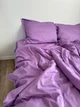 Комплект постільної білизни Cozy класичний бузок (Сімейний 1) 150*200 см (2 шт) простирадло без резинки 200*240 см - изображение 3