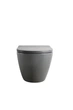Унітаз підвісний MIXXUS PREMIUM ELLIPSE-0309-T1 GRAY 530x360x350mm система змиву TORNADO 1.0 (MP6655) - зображення 7