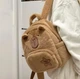 Пушистый рюкзак Capibara плюшевая сумка для детей / взрослых , 30 см, бежевый (105019117) - изображение 2