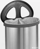 Бак для белья Brabantia двухсекционный 55 л Matt Steel (105029) - изображение 4