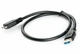 Кабель передачи данных для внешних жестких дисков USB 3.0 - USB Micro-B 30 см Черный - изображение 13