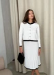 В'язана спідниця міді плісе ART KNIT Gabriel біла, M 038608 - зображення 4