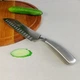 Сталевий ніж Santoku 17.5 см - зображення 3