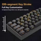 Механічна клавіатура на магнітних перемикачах IROK ND63 Pro White з RGB підсвічуванням, ENG + наклейки UA\RU - зображення 4