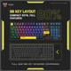 Игровая проводная клавиатура механическая Onikuma G38 |ENG раскладка| с RGB подсветкой - изображение 4