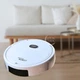 Робот пылесос аккумуляторный автоматический для сухой уборки Sweeping Robot с контейнером для мусора и силой всасывания 1800 Pa Белый, SNR-16-White - изображение 1