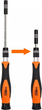 Zestaw końcówek wkrętakowych NEO Tools z uchwytem 45 szt 06-111-1 (5907558479690) - obraz 10
