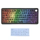 Ігрова механічна клавіатура Ajazz AK820 MAX ULTRA з RGB підсвічуванням Black, ENG + наліпки UA\RU - зображення 1