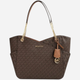 Сумка шопер жіноча з екошкіри Michael Kors Jet Set Travel 35F1GTVT3B Коричнева (194900658147) - зображення 1
