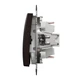 Переключатель двухклавишный проходной 10А-250В Венге Sedna Design Schneider Electric SDD181108 - изображение 4