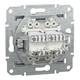Розетка комп'ютерна подвійна 6e UTP Asfora Schneider Electric алюміній EPH4800161 - зображення 4