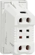 Розетка без з/к з шторками 16А 1 модуль Unica New Schneider Electric біла NU303118 - зображення 2