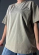 Футболка женская A-N 2358 рисунок на спине животные one size хаки - изображение 5