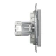 Розетка компьютерная двойная 5e UTP Asfora Schneider Electric алюминий EPH4400161 - изображение 6