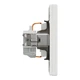 Розетка с заземл. с зах.шторк Asfora Schneider Electric белый EPH2900221 - изображение 3