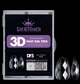 Гелевые типсы (120шт), Дизайнер 3D Diamond Fast Gel Tips DF5 Almond small для наращивания ногтей - изображение 1