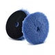 Полірувальний круг з отвором гібридна шерсть Lake Country Blue Hybrid Wool 125мм (HYB-133) - изображение 1
