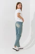 Джинсы Mom Fit женские Zeo Basic 4155 36 Синий - изображение 3