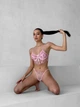 Комплект женского нижнего белья с корсетом SM2346h розовый Simply sexy S - изображение 5