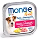 Консервований корм Monge DOG FRUIT Нежный паштет со свининой и кусочками ананаса для собак 100г - изображение 2