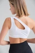Жіночий Спортивний Топ З Ефектом Push Up На Одне Плече Without Yoga L/XL White - изображение 2