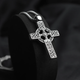 Жетон на шею крестик Celtic Cross Royal Bracelets нержавеющая сталь One Size 60см (opt-M-T-5233) - изображение 2