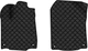 Коврики из экокожи EVAtech ECO в салон авто передние для Pilot Elite 7 seats Honda 2015-2022 3 поколения SUV USA Экокожа черная с черной нитью черный кант (HA12343AD2TL4BBB) - изображение 1