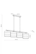 Люстра TAGO 4 WH TK-Lighting 3224 - зображення 2