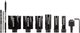 Zestaw otwornic stalowych Graphite 10 szt. 57H923 (5902062046024) - obraz 3