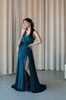 Изумрудное шелковое платье JadFashion L/XL изумрудный 43285466 - изображение 3
