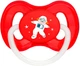 Пустышка латексная круглая Canpol Babies Space от 0-6 месяцев Красная (23/221_red_new) - изображение 1