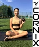 Масажний м'яч Cornix XR-0129 EPP Ball 8 см Чорний/Помаранчевий - зображення 7