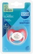 Пустышка латексная круглая Canpol Babies Bunny & Company 0-6 мес Розовая (23/277_pin_new) - изображение 3