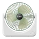 Вентилятор настольный USB Mini Desk fan аккумуляторный портативный белый - изображение 1