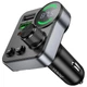 FM трансмиттер HOCO E86 Alegria автомобильный 48Вт BT 5.4 PD QC Black - изображение 2
