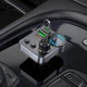 FM трансмиттер HOCO E86 Alegria автомобильный 48Вт BT 5.4 PD QC Black - изображение 8