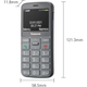 Мобильный телефон PANASONIC 0.3 Мп 1 SIM 1000 мАч Gray (KX-TU160EXG) - изображение 3